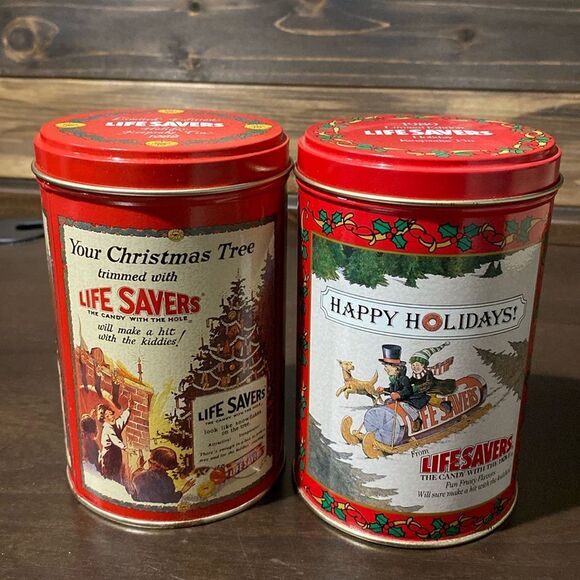 Life Savers Limited Edition 1988 & 1989 Collectors Tins - Picture 1 of 10